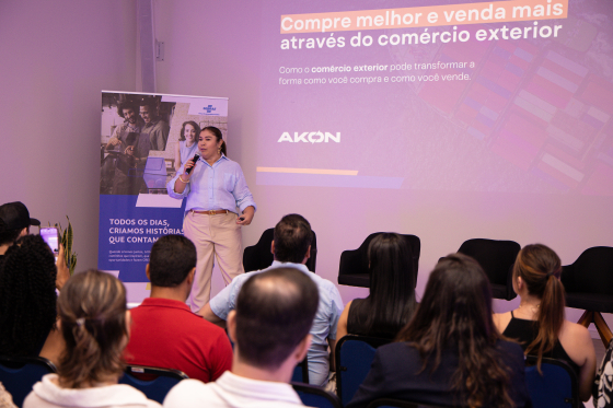 Palestra destaca potencial do comércio internacional