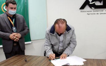 Cresol - assinatura do contrato de cessão de área para unidade de Umuarama
