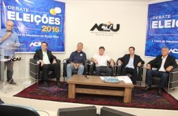 Debate entre candidatos a prefeito foi um sucesso