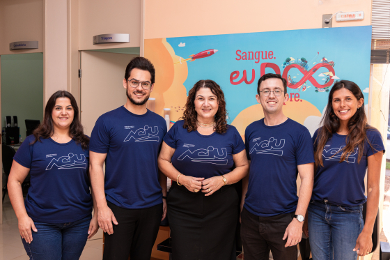 Aciu mobiliza diretores e colaboradores em campanha de doação sangue