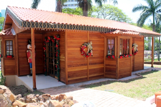 Tudo pronto para a chegada do Papai Noel  e início do Natal Encantado