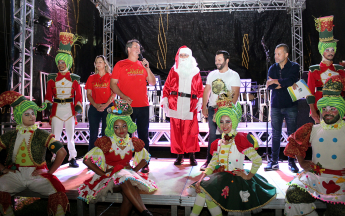 Desfile de chegada do Papai Noel